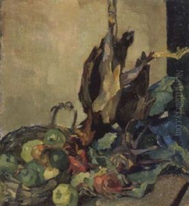 Stilleben Mit Hahn by Leo Putz