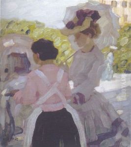 Spaziergang Mit Kinderwagen Spaziergang Mit Kinderwagen