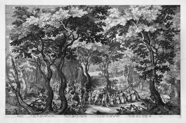 Grose Landschaft Mit Abraham Und Melchisedek - view 1
