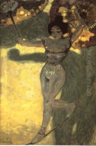 Auf Dem Drahtseil by Leo Putz