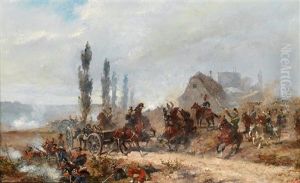 Battle Scene by Ludwig Putz