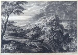 A Large Landscape by Schelte Adams Bolswert