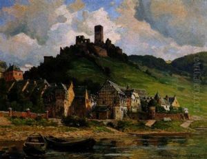 Burgruine Uber Alter Stadt Am Rhein- Godesberg Oder Beilstein An Der Mosel