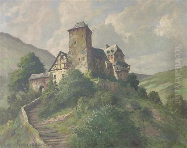 Burg In Eifellandschaft - view 1