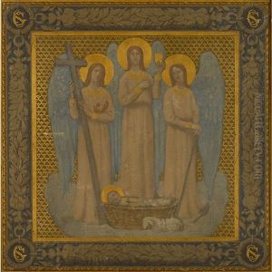 La Foi, L'esperance Et La Charite by Pierre Puvis de Chavannes