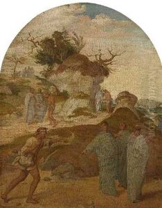 Biblische Szene (study?) by Pierre Puvis de Chavannes