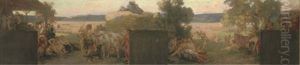 A Study For The Bountiful Harvest (in Collab. W/victor Koos) by Pierre Puvis de Chavannes