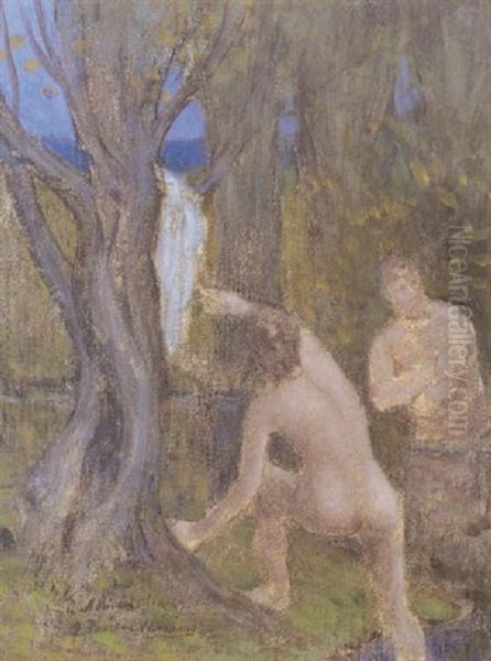 Baigneuse Sous Les Arbres - view 1