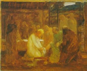 Le Lavement Des Pieds by Pierre Puvis de Chavannes