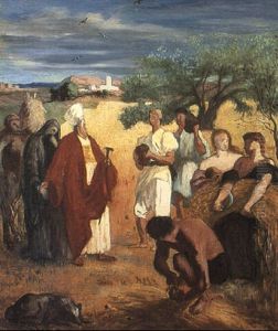 Summer, Ruth And Boaz In The Cornfields by Pierre Puvis de Chavannes