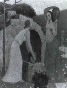 Les Porteuses D'eau by Pierre Puvis de Chavannes