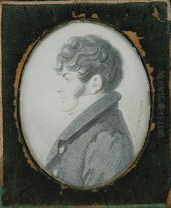 Portret Mezczyzny Z Profilu by Johann Friedrich Bolt