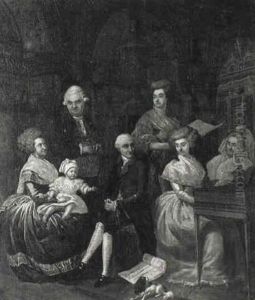 Portrait De Famille by Louis Francois Gerard van der Puyl