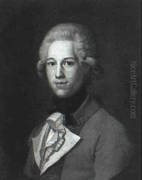 Portrait Of A Young Officer, Half Length - view 1
