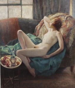Reclining Nude by Ellen Bernard Thompson Pyle