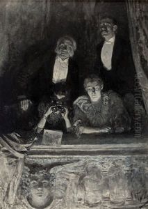 Stamford's Soprano, Harper's Weekly Story Illustration, June 24 by Howard Pyle