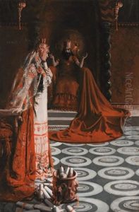 Solomon Answering The Questions Of The Queen