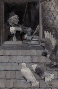 The Old Violin by Howard Pyle