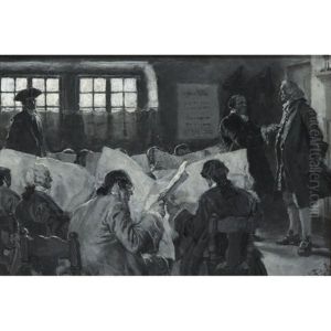 Old New York Taverns (illustration) by Howard Pyle