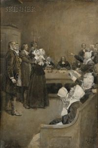 The Trial Of A Witch by Howard Pyle