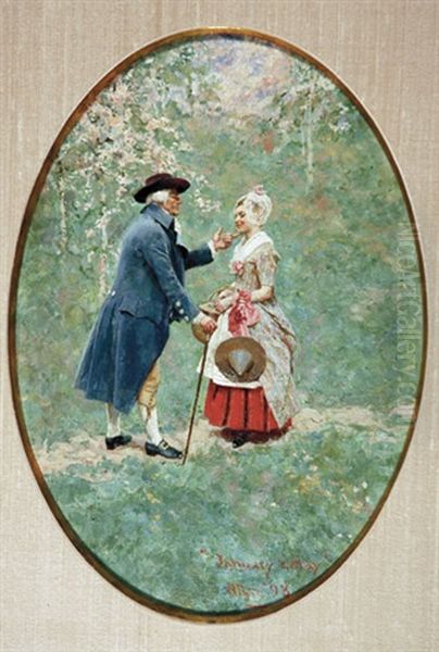 January & May (illus. For December 1893 Issue Of Scribner's Magazine) - view 1