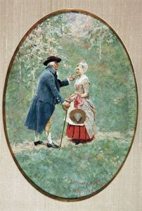 January & May (illus. For December 1893 Issue Of Scribner's Magazine) January & May (illus. For December 1893 Issue Of Scribner's Magazine)