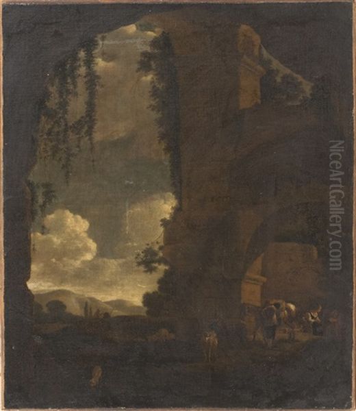 Figures Under An Arch - view 1
