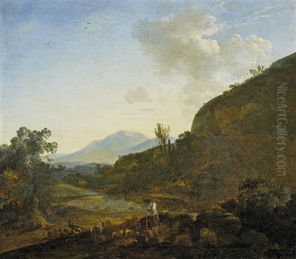 Landschaft Mit Vieh Und Hirten - view 1