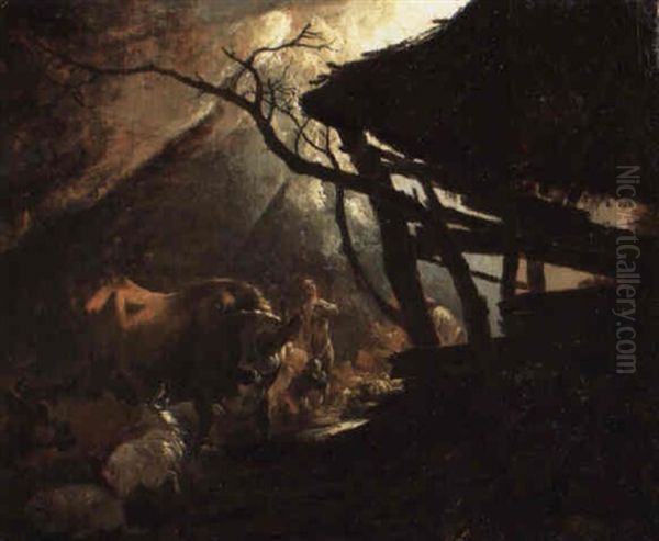 The Angel Appearing To The Shepherdess - view 1