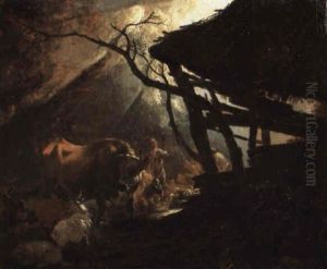 The Angel Appearing To The Shepherdess by Adam Pynacker