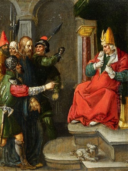 Christ Before Annas Christ Before Caiaphas - view 1
