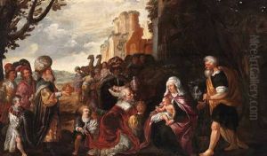 Anbetung Der Konige by Jacob Symonsz Pynas