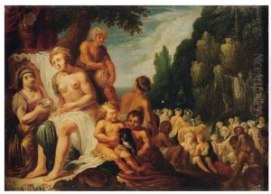 Moise Frappant Le Rocher by Jacob Symonsz Pynas