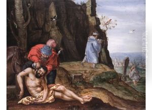 Der Barmherzige Samariter by Jacob Symonsz Pynas