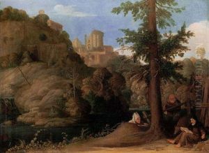 Landscape With The Temptation Of Saint Anthony by Jacob Symonsz Pynas