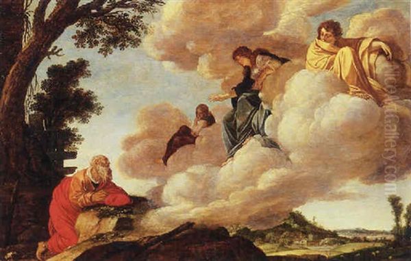 Abraham And The Three Angels - view 1
