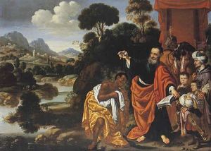 Saint Philippe Baptisant L'ennuque De La Reine Sandace by Jacob Symonsz Pynas