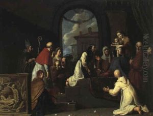 Vierge A L'enfant Entouree De Saints