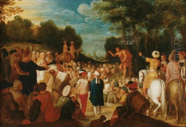 John The Baptist Preaching - view 1