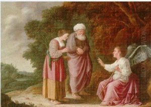 Manoah And His Wife Meeting The Angel