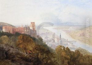 View Of Heidelberg, Germany by James Baker Pyne