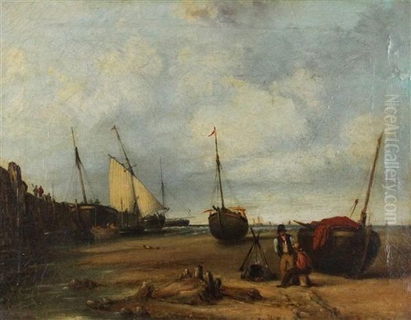 Fishermen On The Shore - view 1