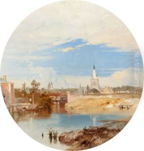Harlem Village In Netherlands by James Baker Pyne