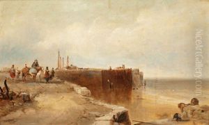 Coastal Scene With Fisherfolk Coastal Scene With Fisherfolk