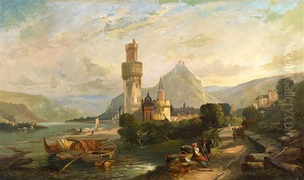 Ideale Rheinlandschaft Bei Oberwesel - view 1