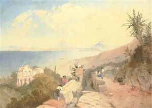 The Neapolitan Gulf Islands From Mount Ischia by James Baker Pyne