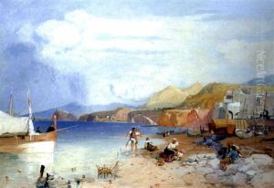 Amalfi, Bay Of Naples by James Baker Pyne