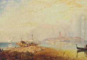 Gondoliers At Angera-maggiore
