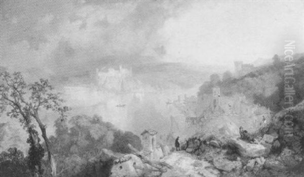 Castello D'angeria And Port Of Arona, Lago Maggiore - view 1