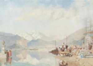 Recollections Of The Lago Maggiore - Market Day At Pallanza Recollections Of The Lago Maggiore - Market Day At Pallanza